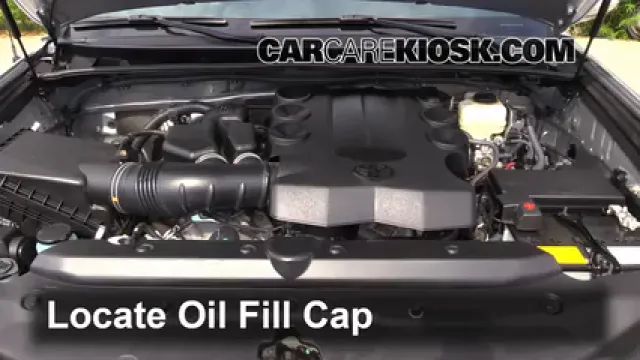 2013 Toyota 4Runner Limited 4.0L V6 Aceite Agregar aceite